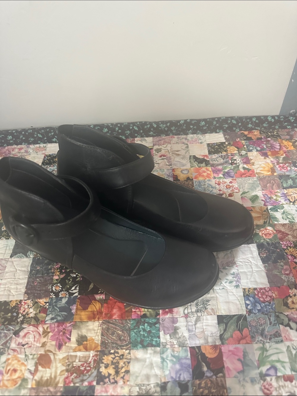 Women’s Dansko Black Ankle Strap Comfort Shoes